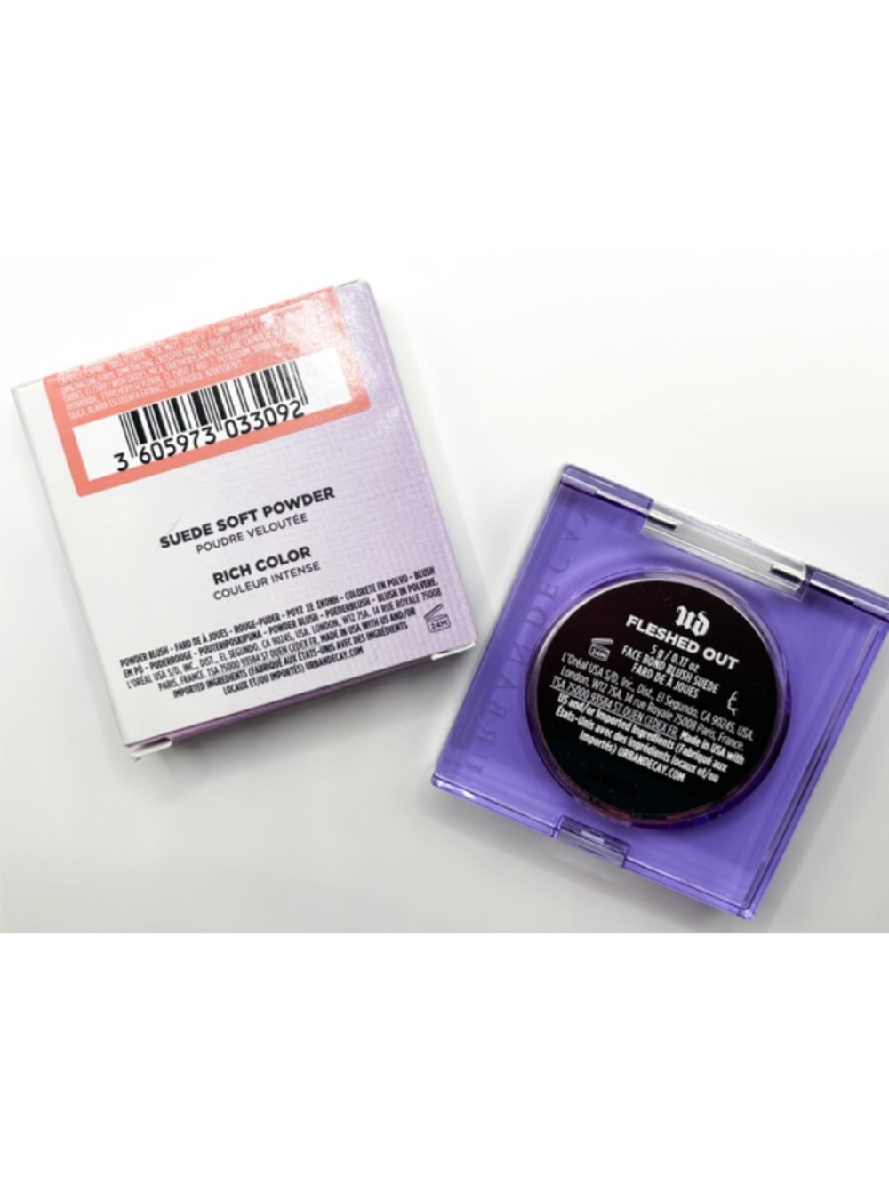 NWT Urban Decay Face Bond Long-Lasting Powder Blush- Fleshed Out - Picture 3 of 4